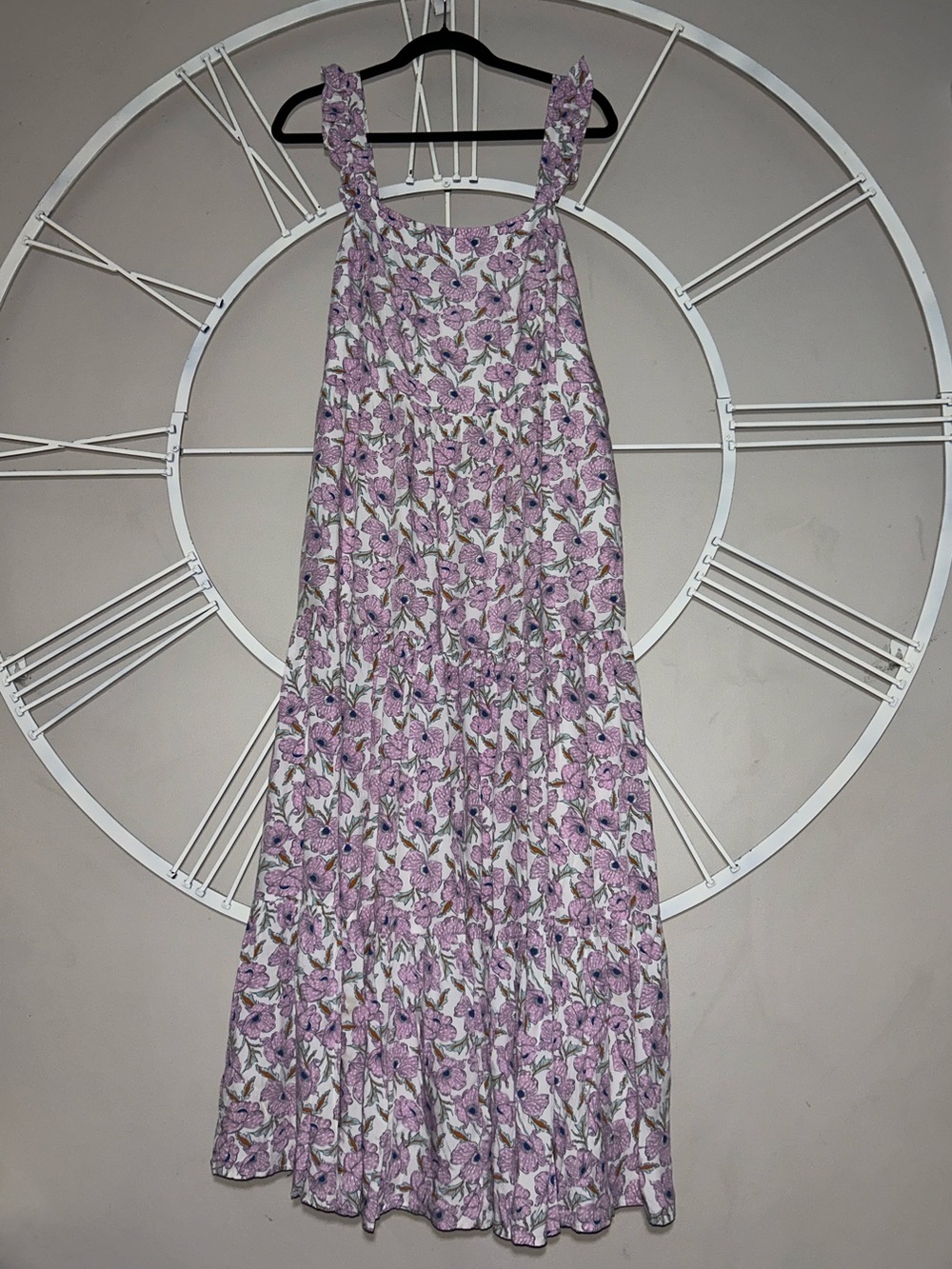 Haute Hippie Lavender Floral Maxi Dress